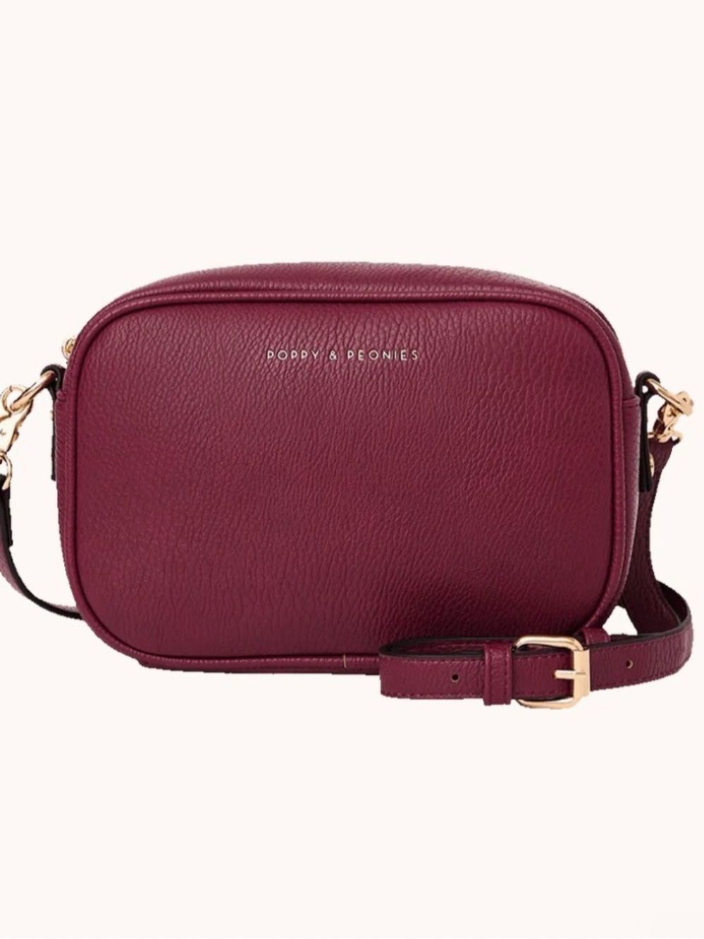 Poppy & Peonies 24/7 Crossbody Berry